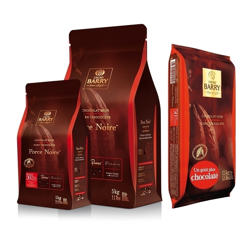 Шоколад тёмный Force Noire 50%, Cacao Barry, Франция, 100 г