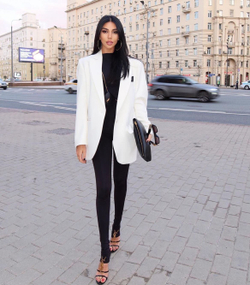 Жакет оверсайз мужского кроя