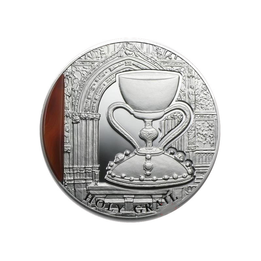 Ниуэ 2013, 2 доллара, серебро. Тайны истории, Святой Грааль.