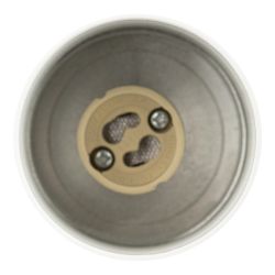 Светильник подвесной ЭРА PL33 WH/GD под лампу MR16 GU10 белый/золото