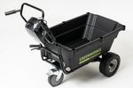 Аккумуляторная самоходная садовая тележка Greenwork 82GC, 82v, 106 л, (7400607), без АКБ и ЗУ