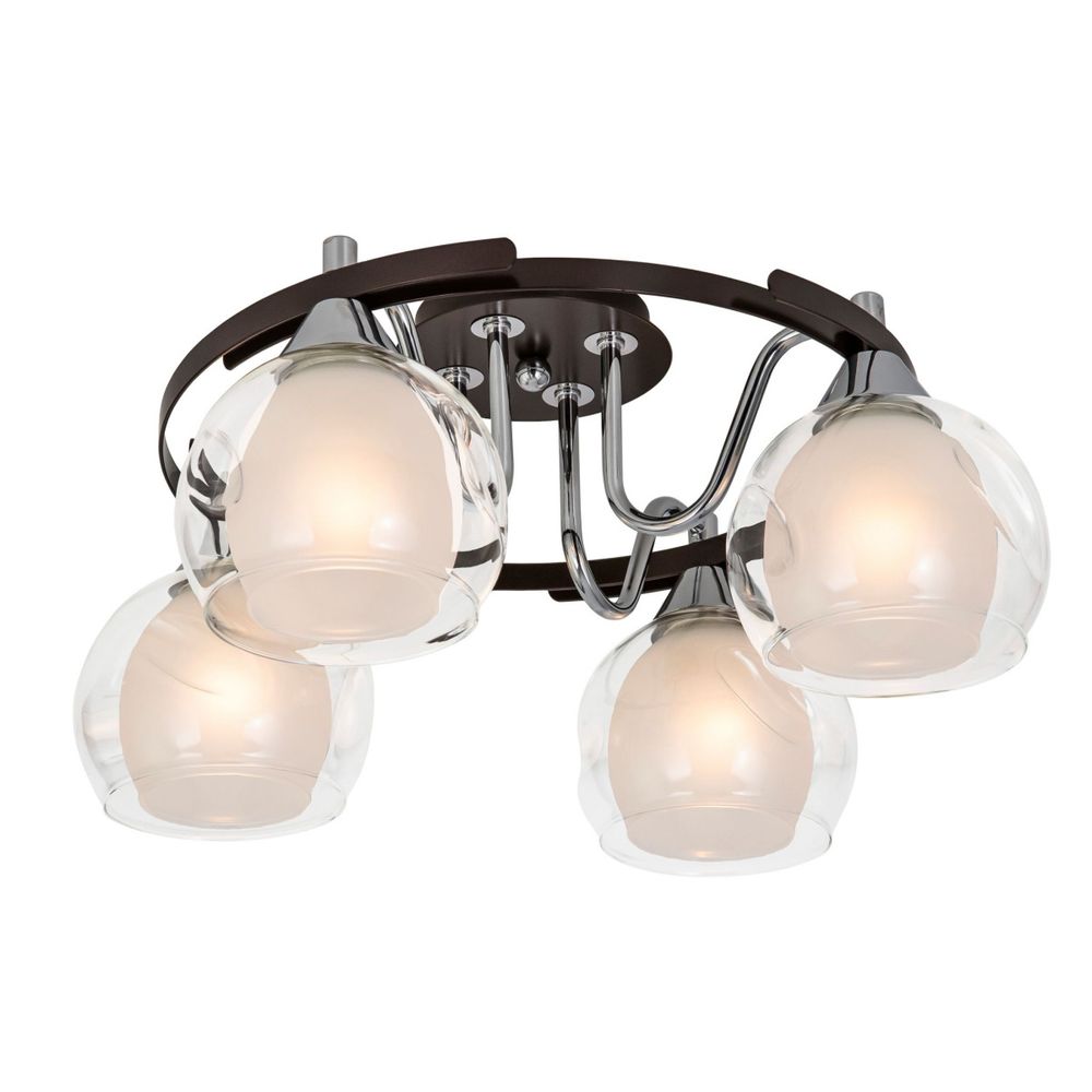 Citilux Остин CL115145 Люстра потолочная Венге Хром