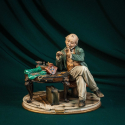 Винтаж: Фарфоровая мануфактура Capodimonte «Ювелир»