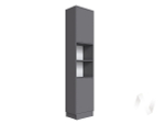 Шкаф Мадрид торцевой 0;35 (графит серый)