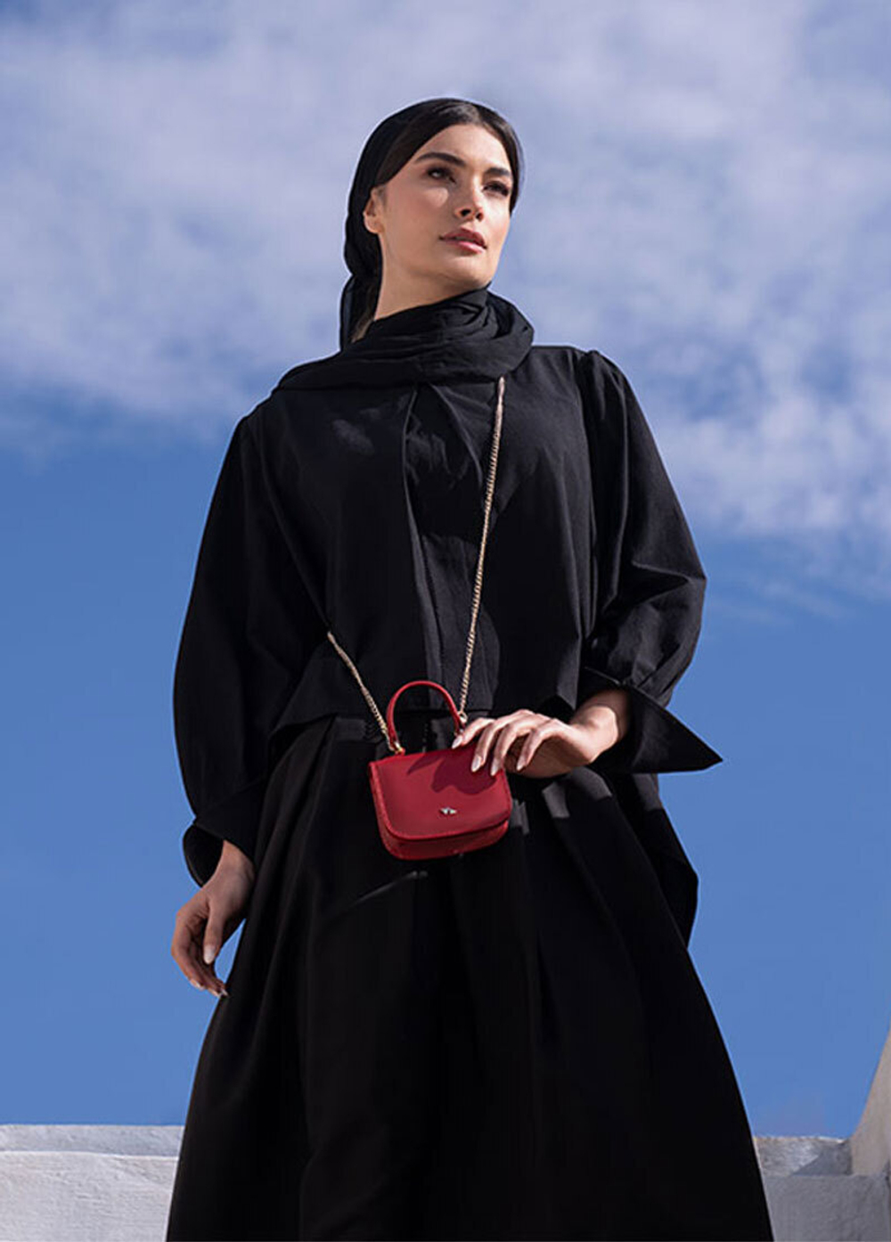 Женская сумка клатч Mashad Leather из натуральной кожи черная мини