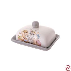 Маслёнка с крышкой Repast Spring Bunnies 17*12,5*8,3 см