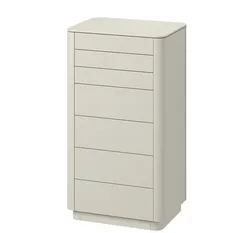 Комод Tammi высокий 7 ящиков (молочный)
