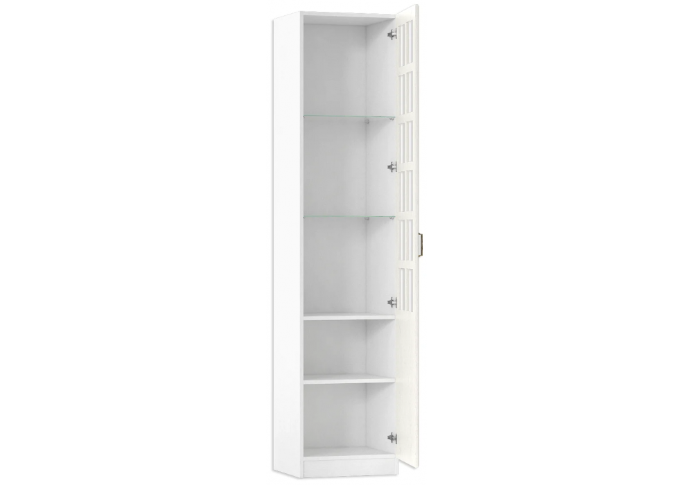 Шкаф Woodville Ливерпуль белый, ясень ваниль НМ-1012-100