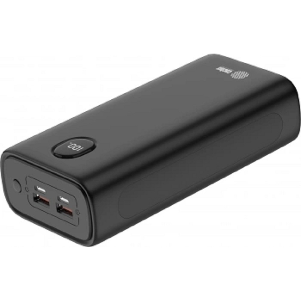 Мобильный аккумулятор Cactus CS-PBFSJA-30000 30000mAh 4.5A 2xUSB-A/USB-C черный