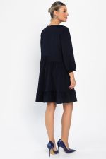 Платье бохо трикотажное Млада (темно-синее) П14411-8М LT Collection