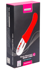 Ярко-розовый пульсирующий массажер - 26 см. (Цвет: розовый)