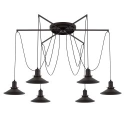 Citilux Эдисон CL451262 Люстра паук Венге