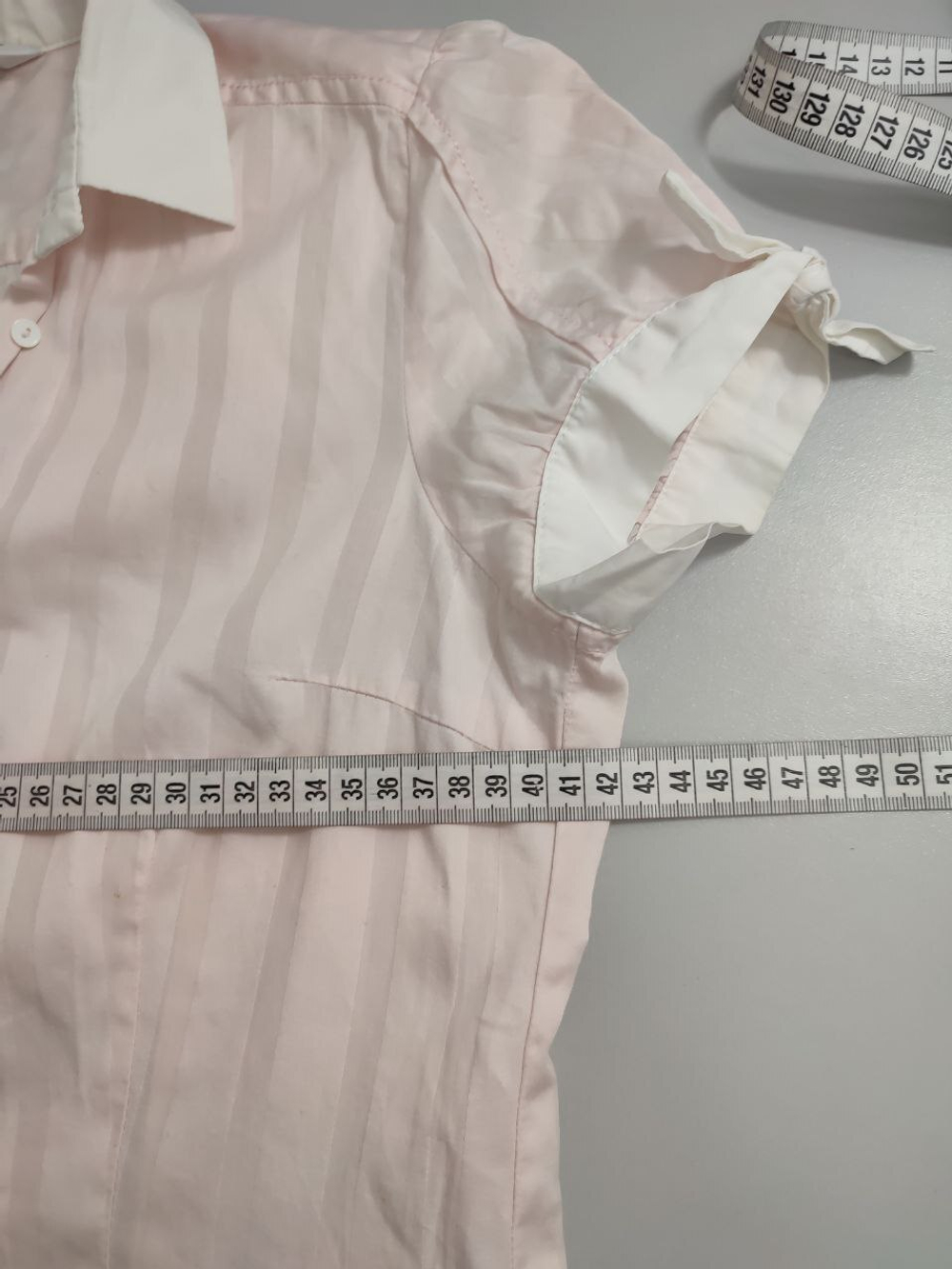 Рубашка Zara с коротким рукавом 44 размер