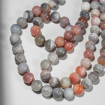 Агат Ботсвана персиковый, шар 10,4мм