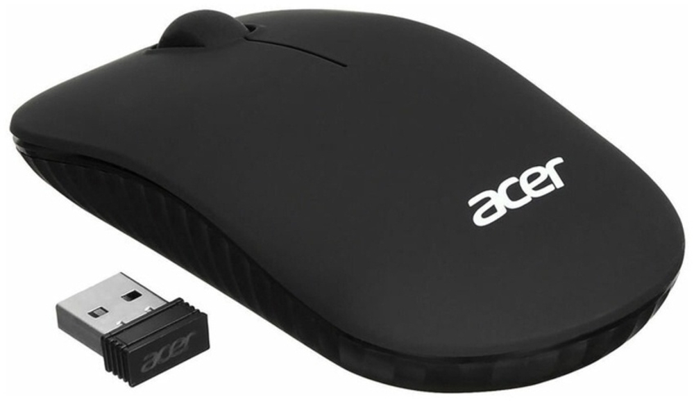 Клавиатура Acer OKR030 черный + мышь