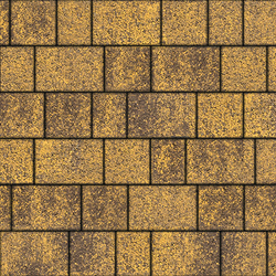 Тротуарная плитка УРИКО, комплект из 3 видов плит, Листопад Гранит Янтарь