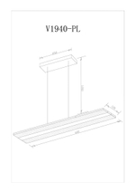 Светодиодный подвесной светильник Moderli V1940-PL Holo
