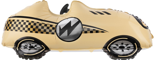 Шар (43''/109 см) Фигура, Гоночная машина, Формула 1, Желтый, 1 шт.