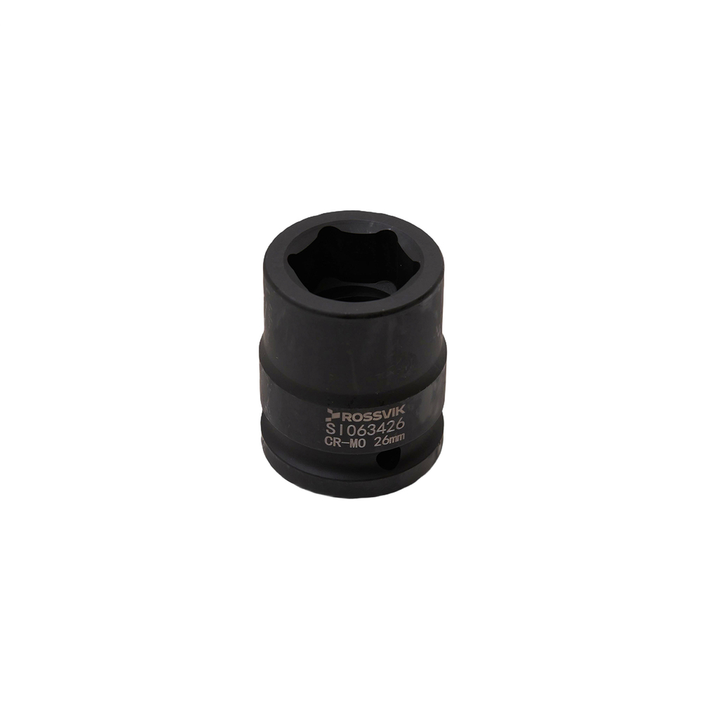 SI063426 Головка торцевая ударная 6-гранная ROSSVIK 3/4", 26мм