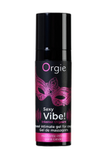 Гель для массажа ORGIE Sexy Vibe Intense Orgasm с разогревающим и охлаждающим эффектом, 15 мл