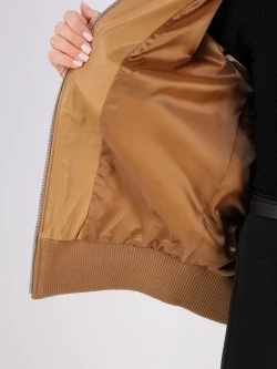 Кожаная куртка демисезонная с капюшоном