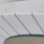 Зеркало настенное круглое, 81 81, Пиафорте, в раме, белое, Dipriz