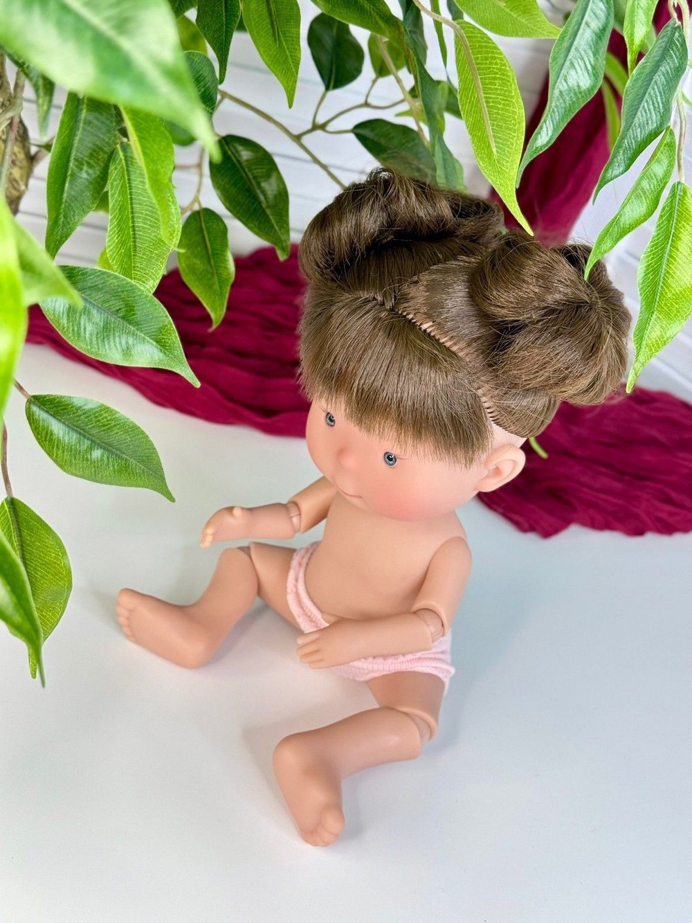 Кукла Nines виниловая 30см PIPPA шарнирная без одежды (2911W)