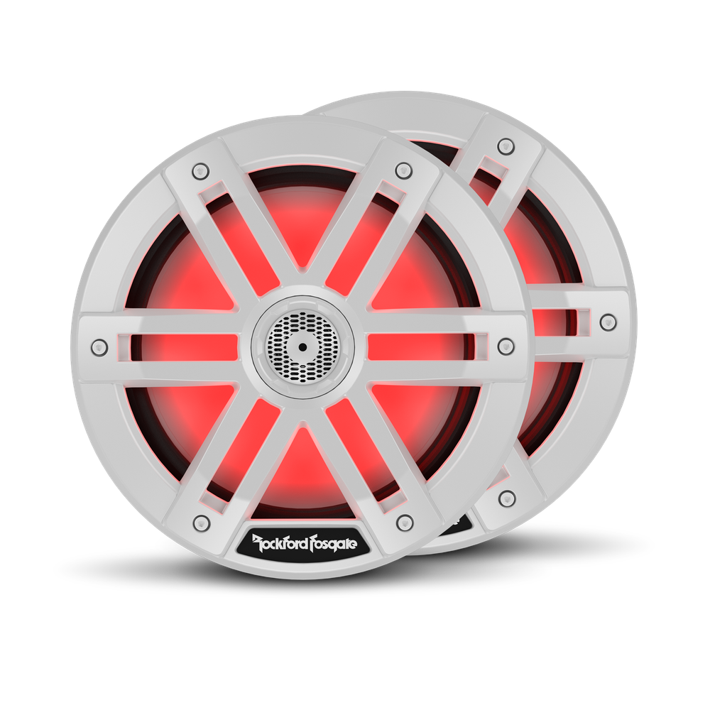 Влагозащищенные динамики 8" Rockford Fosgate M1-8 белые (150Вт/600Вт max)