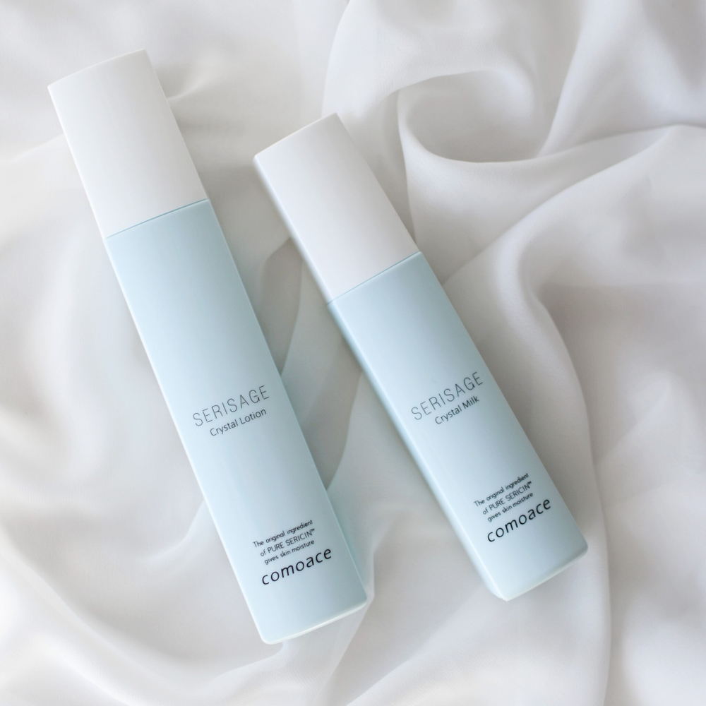 Отбеливающий антивозрастной лосьон с экстрактом шелка COMOACE Serisage Crystal Lotion