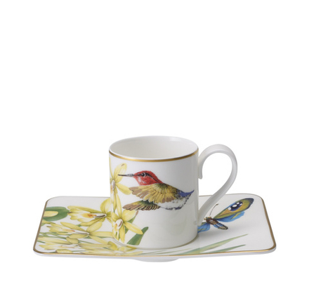 Villeroy & Boch Чашка с блюдцем Amazonia 80 мл для эспрессо 1035141420+1035141430