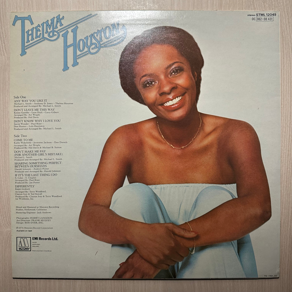 Thelma Houston - Any Way You Like It (Англия 1977г.)