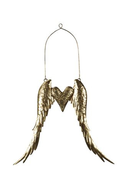 Декор подвесной "Сердце" 39х3х46см + 23см подвес