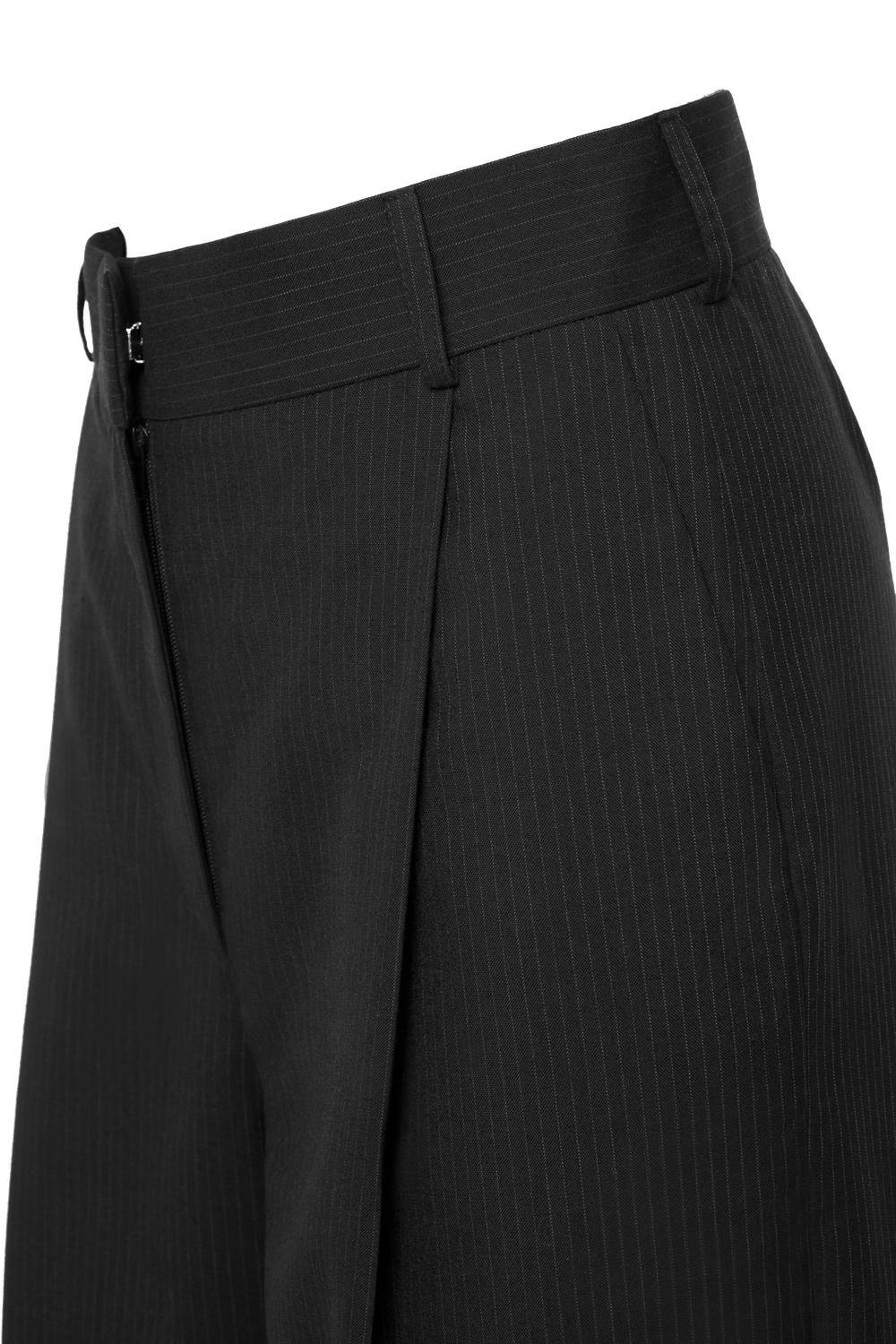 “Striped wool trousers” Брюки широкие со складками. (2)