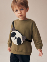 Толстовка и джоггеры в комплекте для мальчика Next N96-364, Черный, Хаки