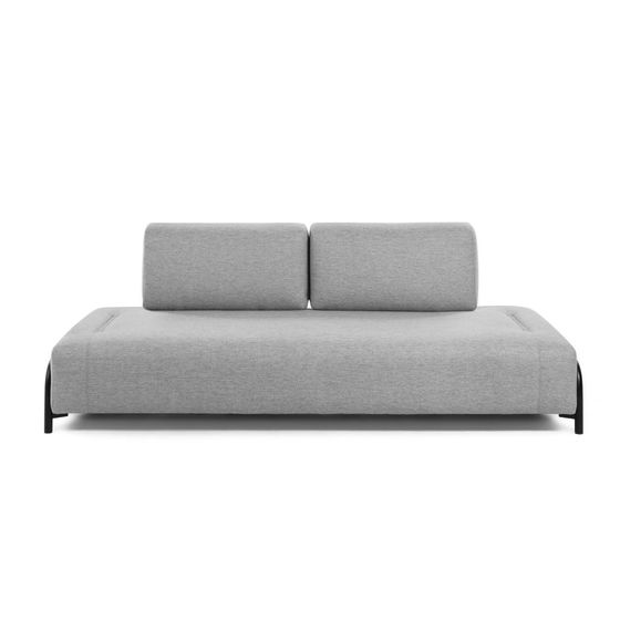 Модуль трехместного дивана Compo, светло-серый