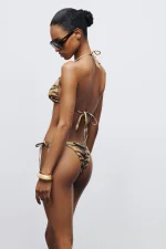 Плавки TIGER SKIN BIKINI, Коричневый