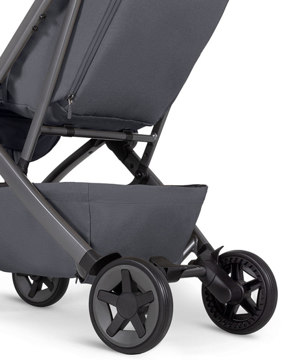 Коляска 2 в 1 Joolz Aer 2 с бампером Stone Grey/Black Carbon