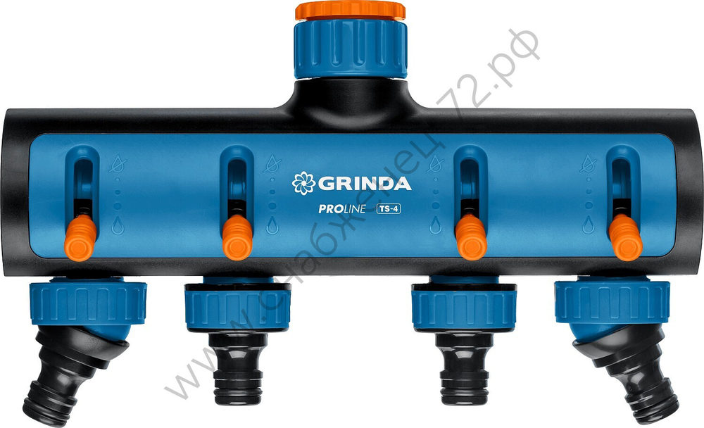 GRINDA TS-4, 3/4″ - 1″, четырехканальный, с внутренней резьбой, поливочные распределители, PROLine (8-426313)