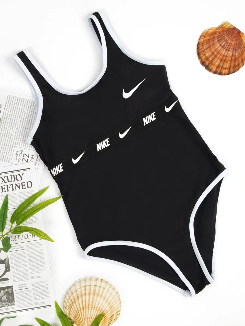 купальник слитный спортивный для бассейна утягивающий