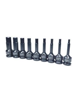 Набор ударных головок HEX 1/2" (9 предметов) CS122487