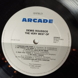 Винтажная виниловая пластинка LP The Very Best Of Demis Roussos Демис Руссос (Spain 1991)