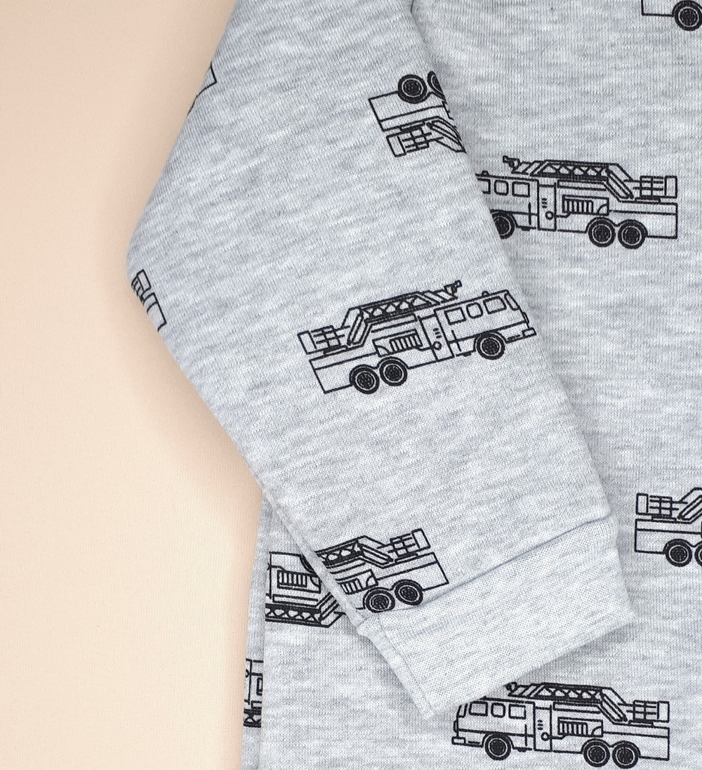 Комбинезон Пожарная машина 2 (серый)