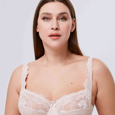 Бюстгальтер Мягкая чашка Серебристый пион Прибалтика