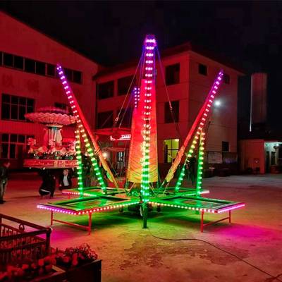 Банджи-батут «Скай-джамп», 4-местный, 6×6×4,5 м