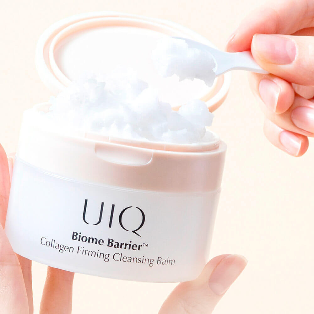 Очищающий бальзам с коллагеном и постбиотиками UIQ Biome Barrier Collagen Firming Cleansing Balm 100 мл