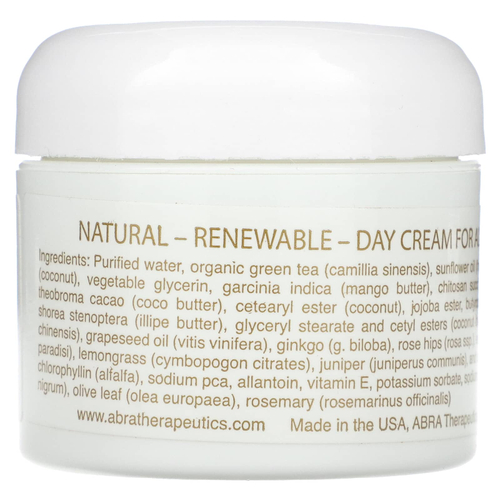 Abra Therapeutics, Дневной защитный крем, 56 г (2 унции)