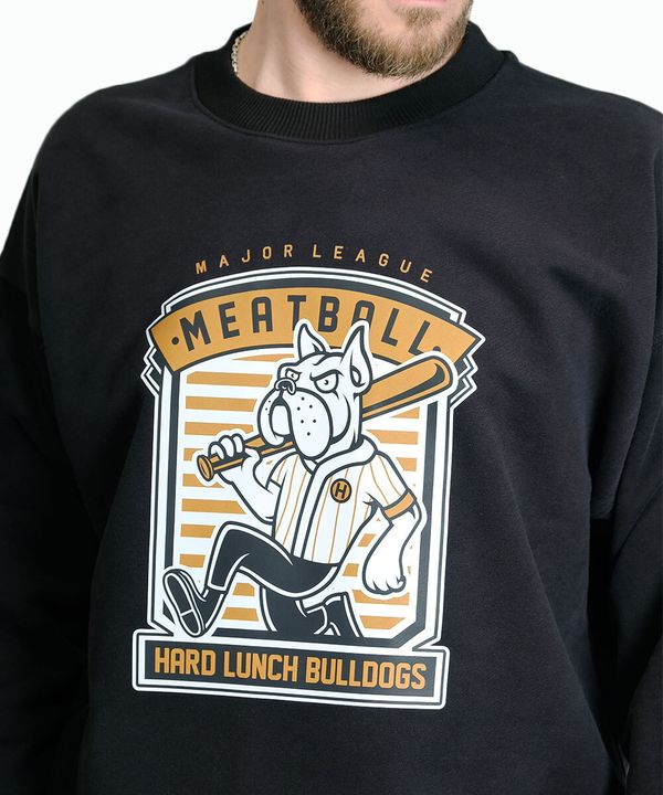 Толстовка Meatball черная - фото 3