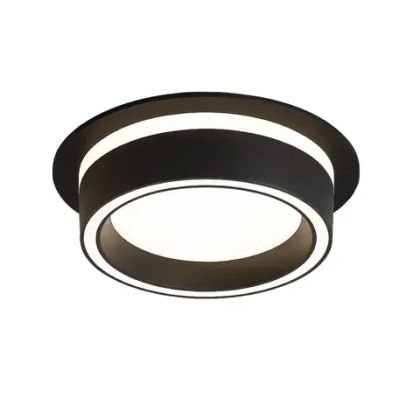 Светильник встраиваемый Vaes SIRIUS V‑R GX53, чёрный, цоколь GX53