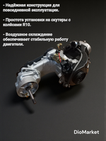 Двигатель 139qmb 80 кубов на 10е колесо