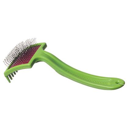 ZOONIK Пуходерка пластмассовая средняя с каплей (средней жесткости)